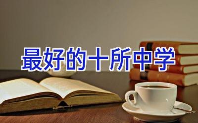 最好的十所中学插图