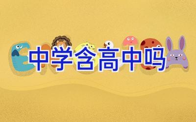 中学含高中吗插图