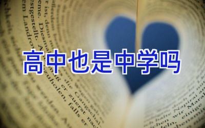 高中也是中学吗插图