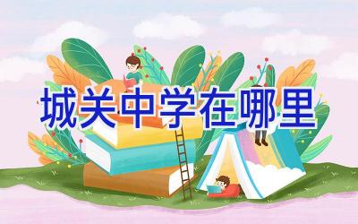 城关中学在哪里