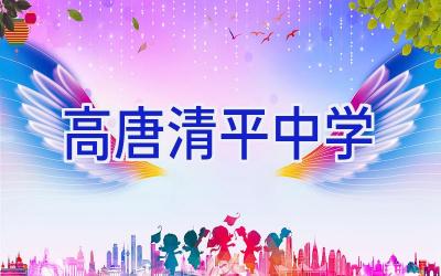 高唐清平中学插图