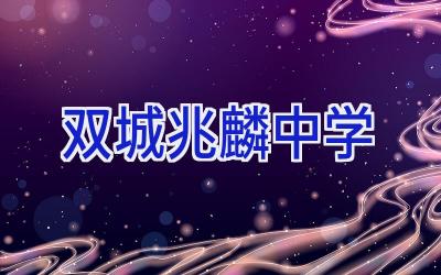 双城兆麟中学插图