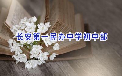 长安第一民办中学初中部插图