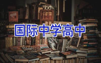 国际中学 高中插图