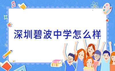 深圳碧波中学怎么样插图