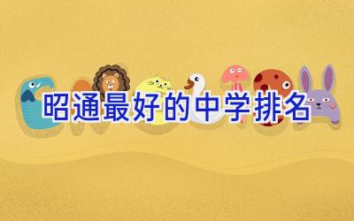 昭通最好的中学排名插图