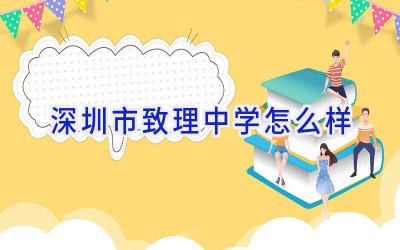 深圳市致理中学怎么样插图