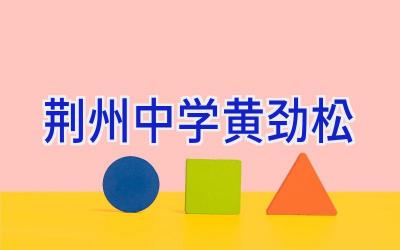荆州中学黄劲松插图