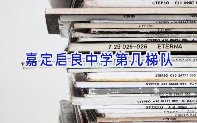 嘉定启良中学第几梯队插图