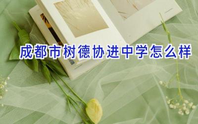 成都市树德协进中学怎么样插图