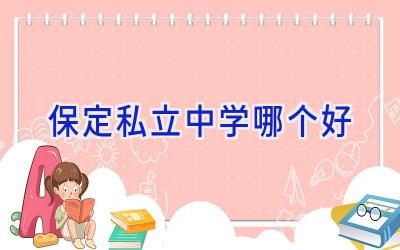 保定私立中学哪个好插图