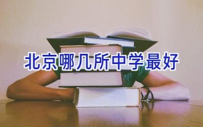 北京哪几所中学最好插图