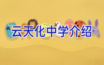 云天化中学介绍插图