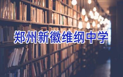 郑州新徽维纲中学插图