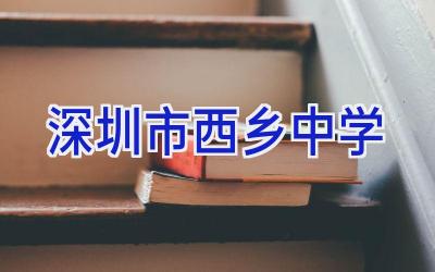 深圳市西乡中学插图