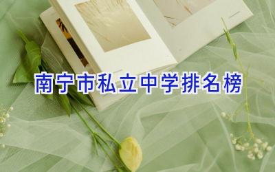 南宁市私立中学排名榜插图