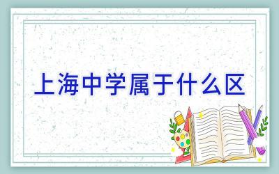 上海中学属于什么区插图