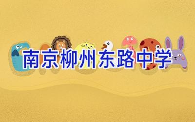 南京柳州东路中学插图