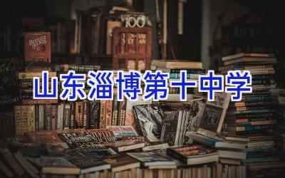 山东淄博第十中学插图