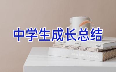 中学生成长总结插图