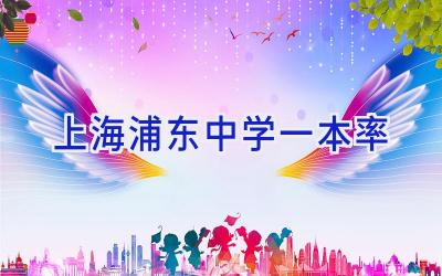 上海浦东中学一本率插图
