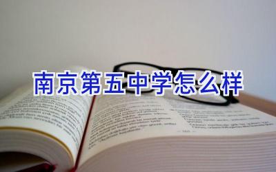 南京第五中学怎么样插图