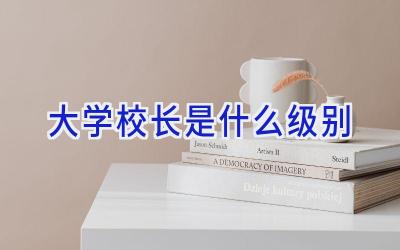大学校长是什么级别