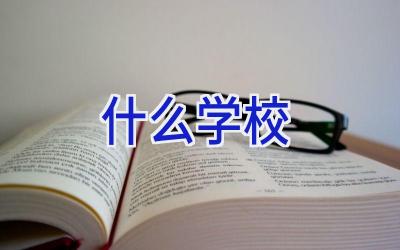什么学校