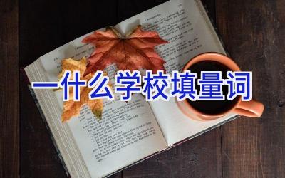 一什么学校填量词插图
