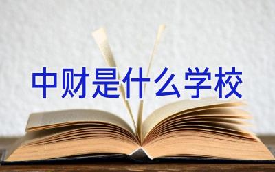 中财是什么学校插图