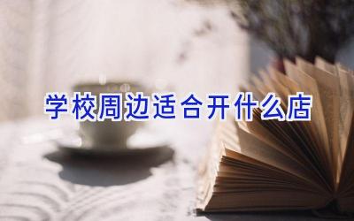 学校周边适合开什么店插图