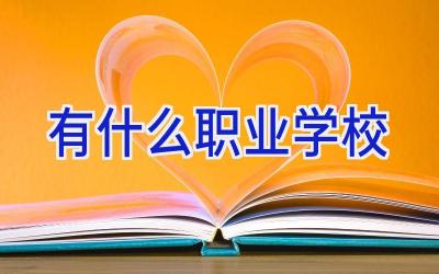 有什么职业学校插图
