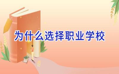 为什么选择职业学校插图