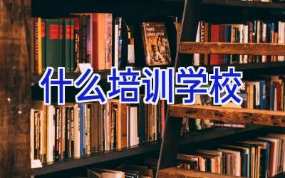 什么培训学校
