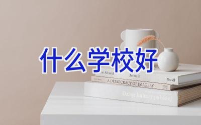 什么学校好插图