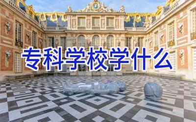 专科学校学什么插图