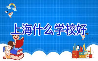 上海什么学校好插图