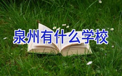 泉州有什么学校插图