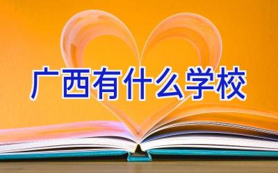 广西有什么学校插图