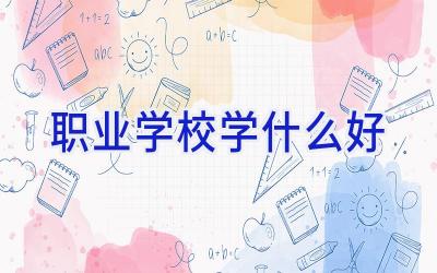 职业学校学什么好插图