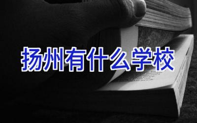 扬州有什么学校插图