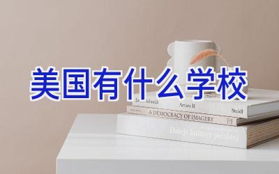 美国有什么学校插图