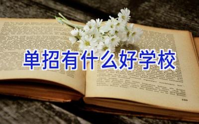 单招有什么好学校插图