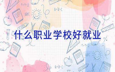 什么职业学校好就业插图