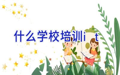 什么学校培训it插图