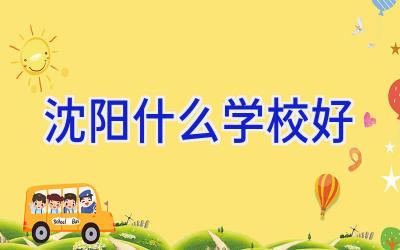 沈阳什么学校好插图