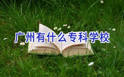 广州有什么专科学校插图