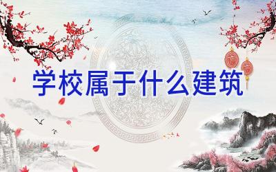 学校属于什么建筑插图