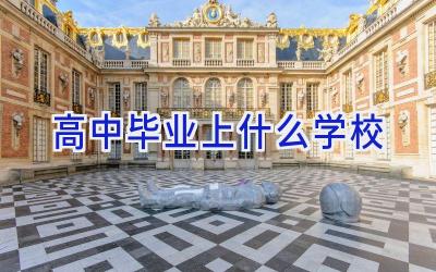 高中毕业上什么学校插图