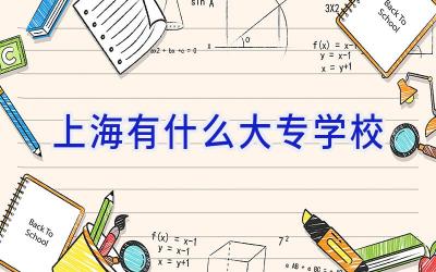 上海有什么大专学校插图